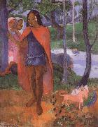 Paul Gauguin tbe magician of hiva oa Sweden oil painting artist